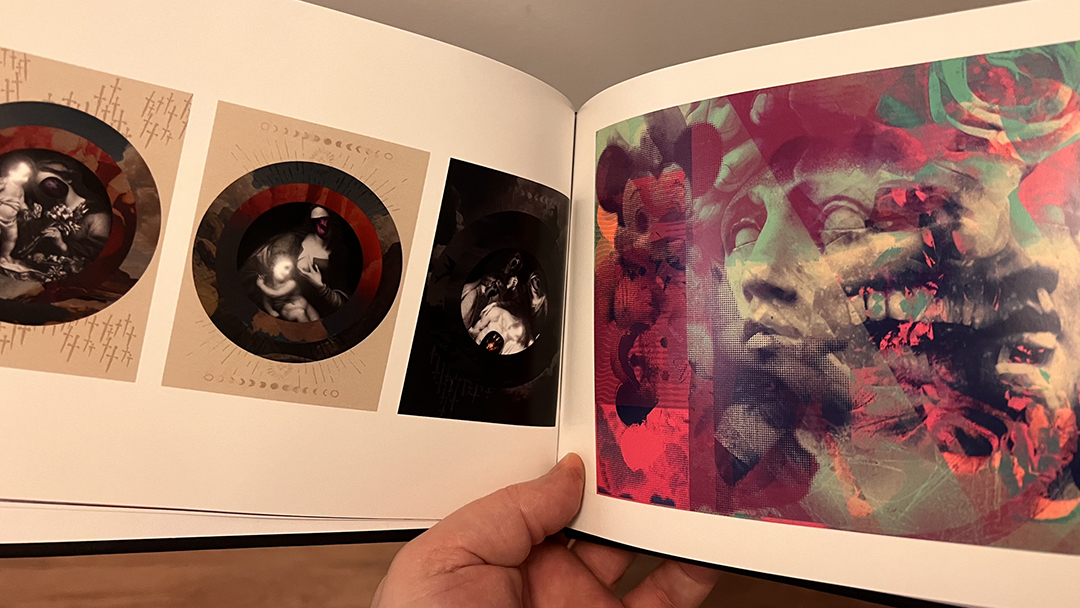 Abstract digital artwork exploring texture and form